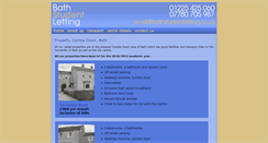Desktop Screenshot of bathstudentletting.co.uk