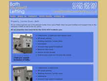 Tablet Screenshot of bathstudentletting.co.uk